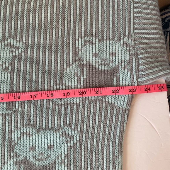 Vintage Adele Knitwear Teddy Bear All Over Print Sweater Medium - Picture 7 of 9